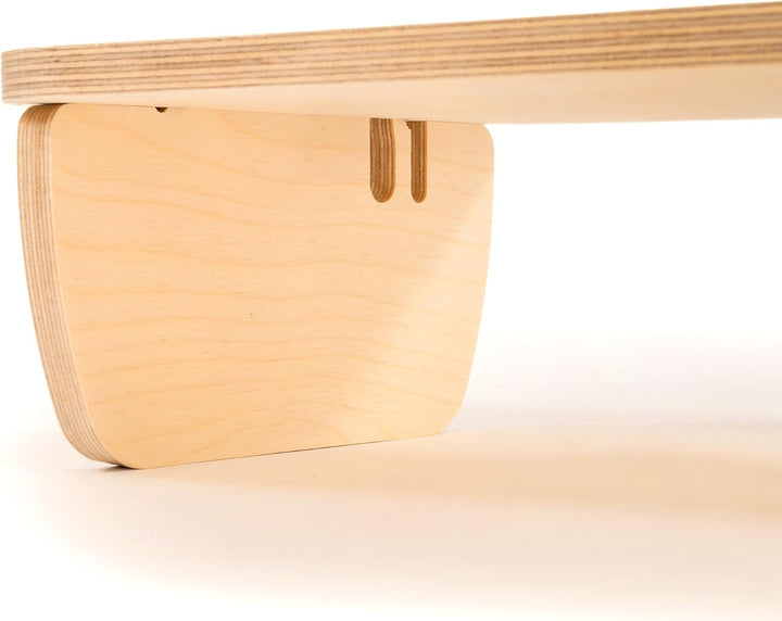 Universal-Monitorständer, Schreibtisch-Aufstehhilfe aus Holz für PC, Computer, TV, Doppelbildschirm