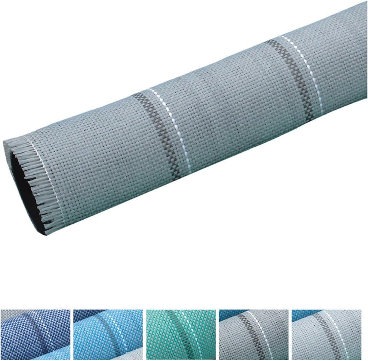 Bestlivings Picknickdecke, Vorzeltteppich, Campingmatte Grösse: 500x250cm, Auswahl: grau - dunkelgra