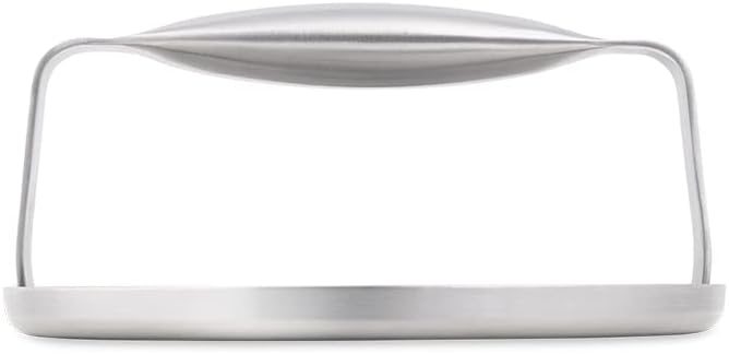 Moesta BBQ 19505 – Burgerpresse Simple – Burgersmasher aus Edelstahl – 18 cm Durchmesser Patty-Maker