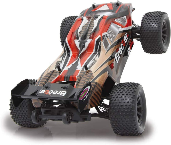 JAMARA 059740 Brecter Truggy 1:10 BL 4WD Lipo 2,4GHz LED-Brushless Motor 3200KV, Regler 60 A, Wheely