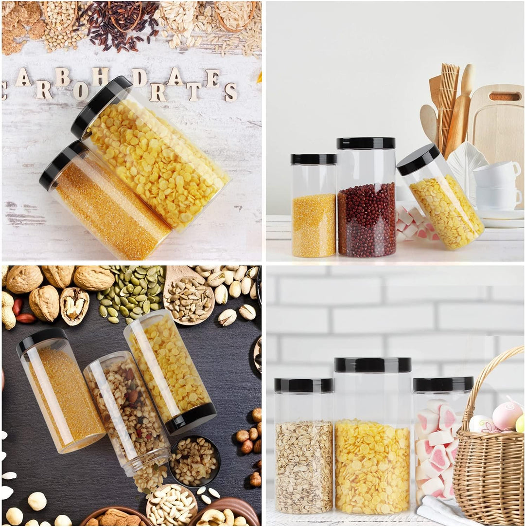 Aufbewahrungsbox Küche, Aufbewahrungsbox mit Deckel Küche, Vorratsdosen 3 Set 1000ml & 3 Set 500ml z