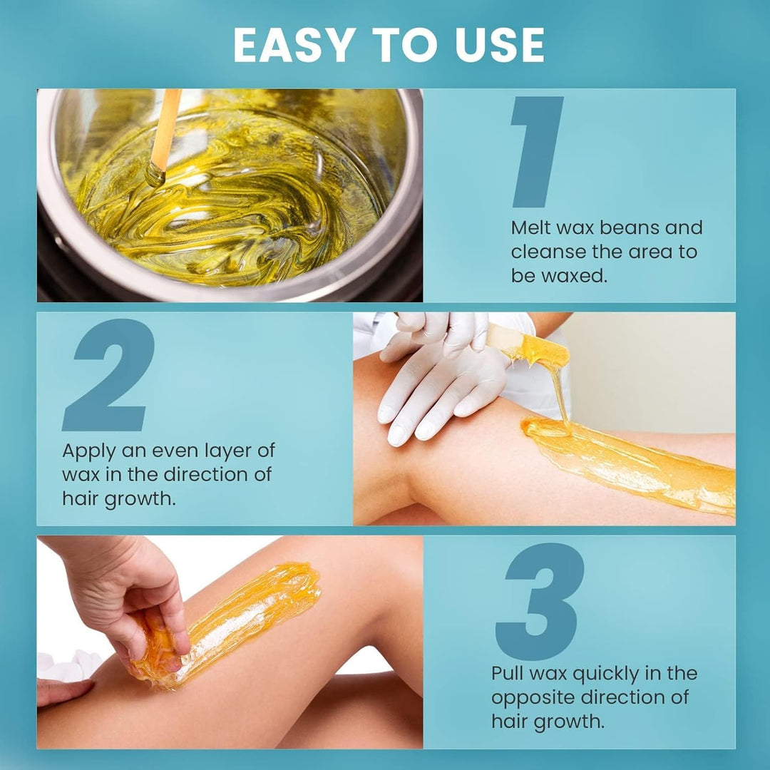 Wachswärmer Waxing set Wax maschine: Vinmall Wachsmaschine enthaarung Warmwachsgerät mit Wachsperlen