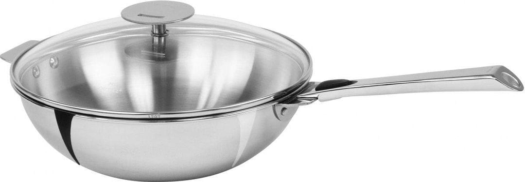 Cristel Casteline Amovible Wok aus Edelstahl, Ø 28cm, 28 cm 34.5x28x8.9 cm Ø 28cm, 34.5x28x8.9 cm Ø