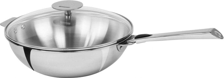 Cristel Casteline Amovible Wok aus Edelstahl, Ø 28cm, 28 cm 34.5x28x8.9 cm Ø 28cm, 34.5x28x8.9 cm Ø