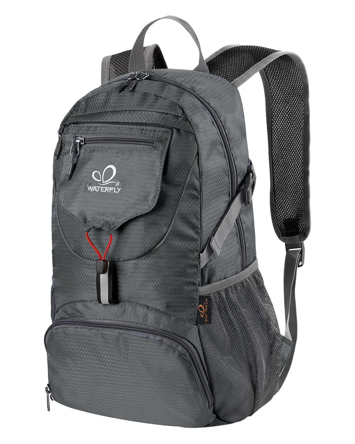 WATERFLY Ultraleicht Faltbar Klein Rucksack: 20L Leicht Packable Wanderrucksack Tagesrucksack Trekki