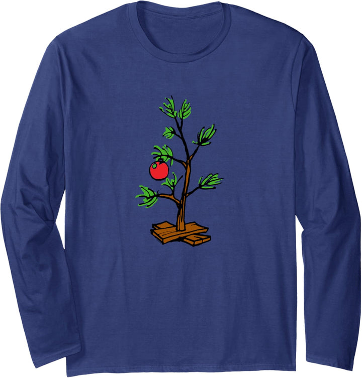 Peanuts Feiertags-Baum Langarmshirt
