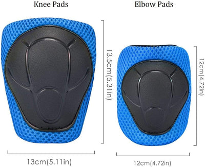 Inliner Protektoren Set, Kinder Schoner Set -Knieschoner Ellenbogenschoner Handgelenkschoner-Skatebo