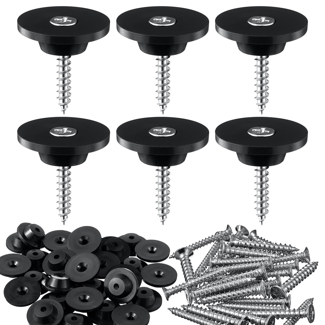 Enhon 200 Stück Dichtnägel für Noppenbahn, 3,5x25mm Montagenägel, Montageknöpfe mit Nagel für Noppen