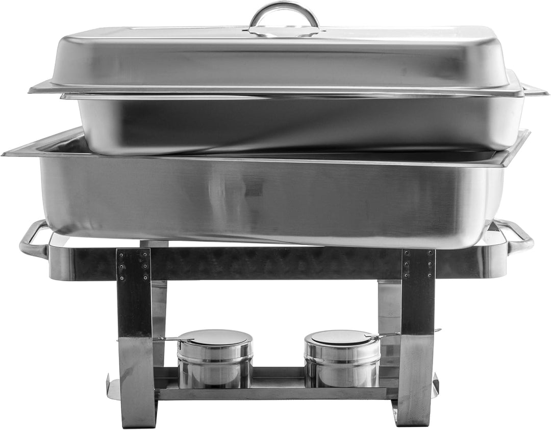 Chafing Dish Speisenwärmer Warmhaltebehälter GN-Behälter Edelstahl 11 tlg. SET