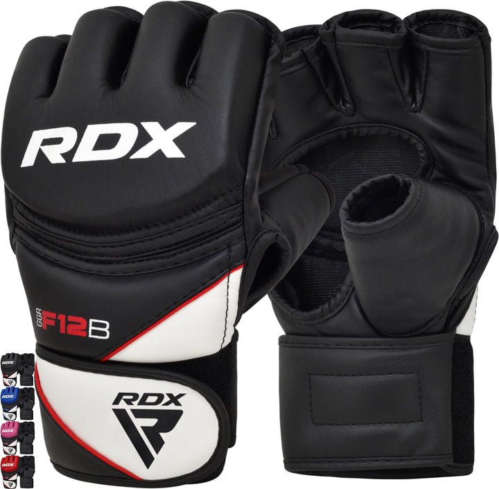 RDX MMA Maya Hide Handschuhe, Leder, Training, Kampfkunst, Boxsack, Kampf, Sparring, Kickboxen L Sch