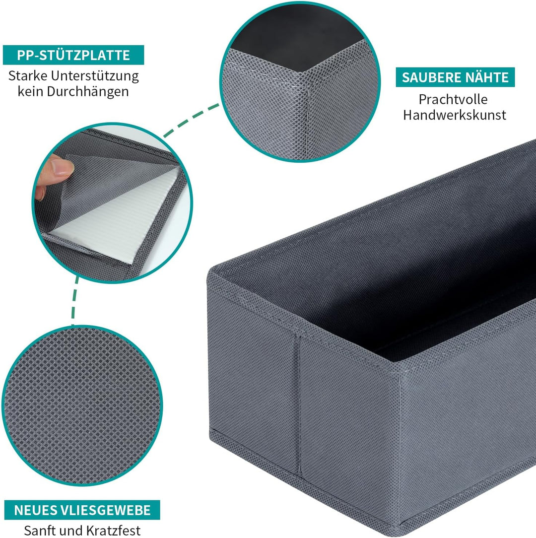2er Set Schubladen Organizer kompatibel mit PAX Kleiderschrank 50x35 cm, Faltbar Stabil, Robuste Auf