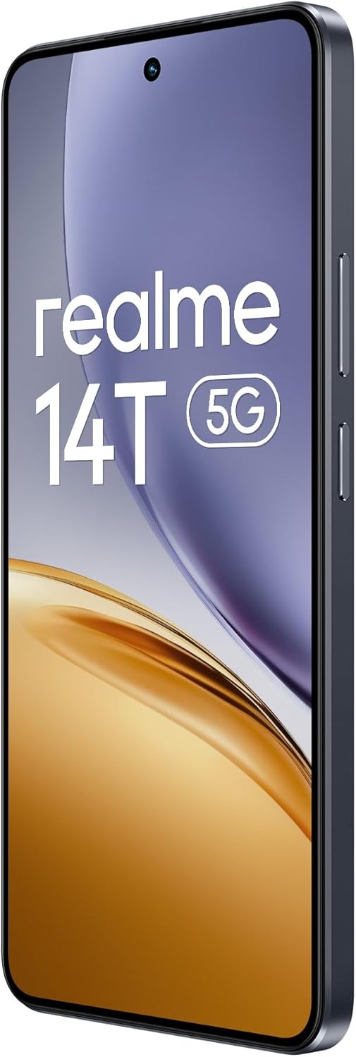 realme 14T 5G Smartphone 8+256GB, Dimensity 6300 5G Chipsatz, 6000mAh Titan Battery, 45W Fast Charge