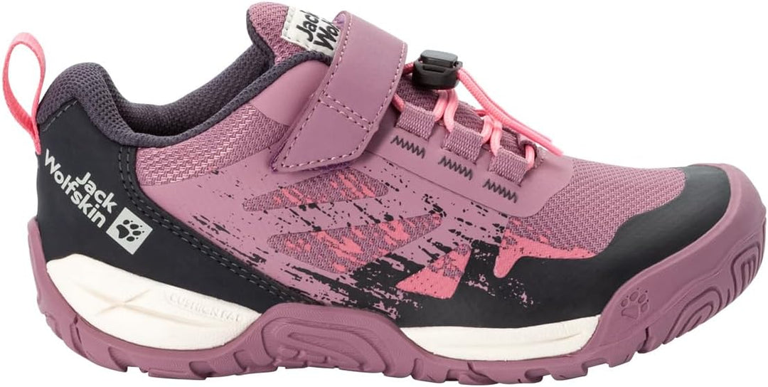 Jack Wolfskin Unisex Kinder Vili Action Low K Walking-Schuh 38 EU Ash Mauve, 38 EU Ash Mauve