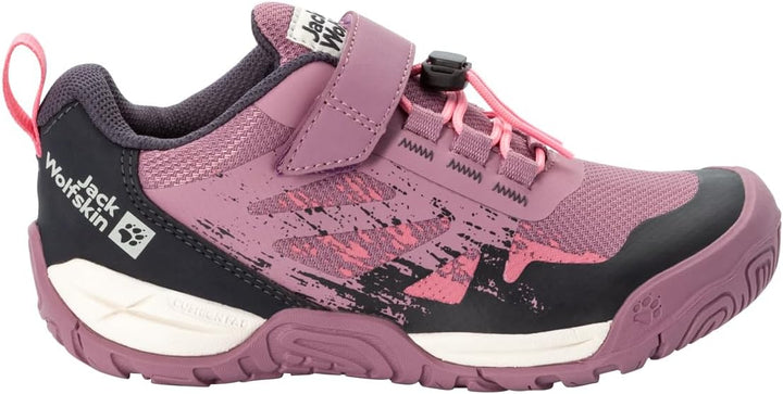 Jack Wolfskin Unisex Kinder Vili Action Low K Walking-Schuh 38 EU Ash Mauve, 38 EU Ash Mauve