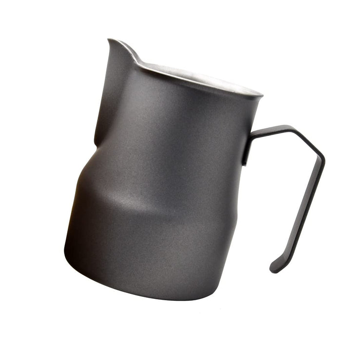 1 Stück Milchschaumkrug, Pitcher Krug Edelstahl, Schaumbecher für Kaffee und Latte Art, Schäumende M