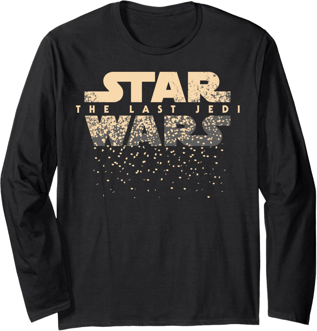 Star Wars The Last Jedi Falling Stars Movie Logo Langarmshirt