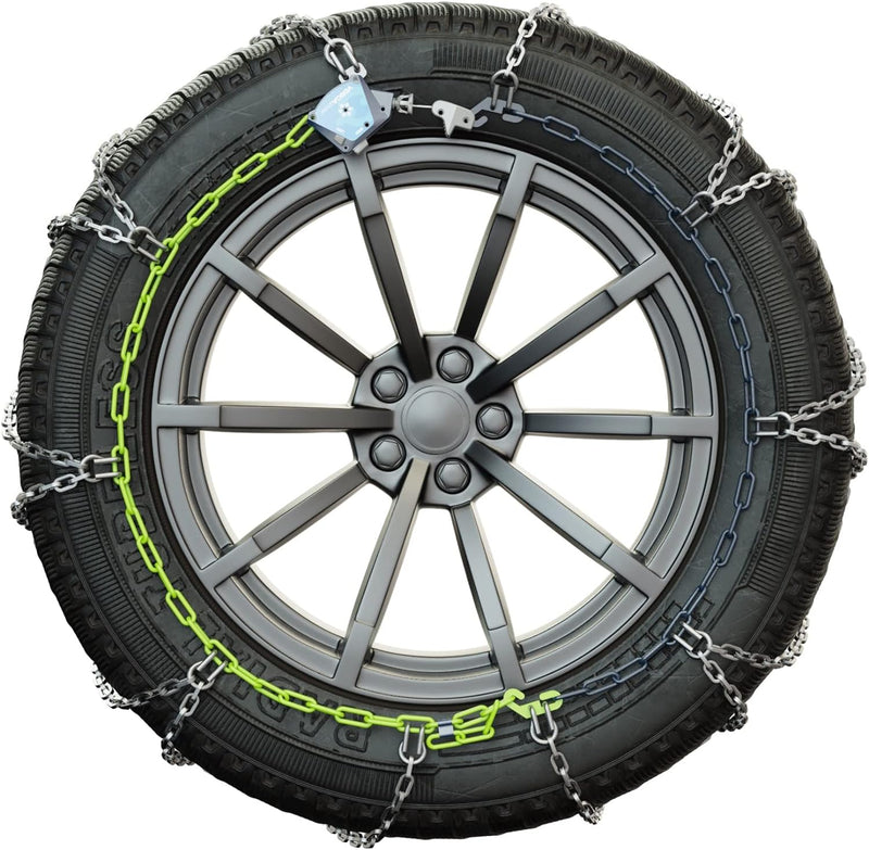 Veriga SG9-120 STOP&GO CAR 9mm Schneeketten Satz (1 Paar= 2 Stück) automatische Spannung für PKW 431