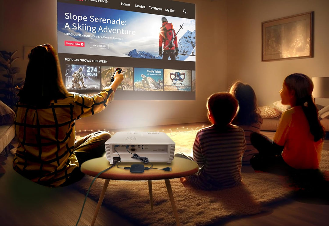 Acer H6816ATV Android TV DLP-Beamer (4K UHD (3.840 x 2.160 Pixel) 4.000 ANSI Lumen, 10.000:1 Kontras