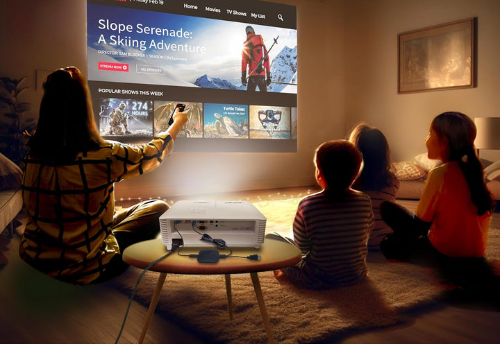 Acer H6816ATV Android TV DLP-Beamer (4K UHD (3.840 x 2.160 Pixel) 4.000 ANSI Lumen, 10.000:1 Kontras