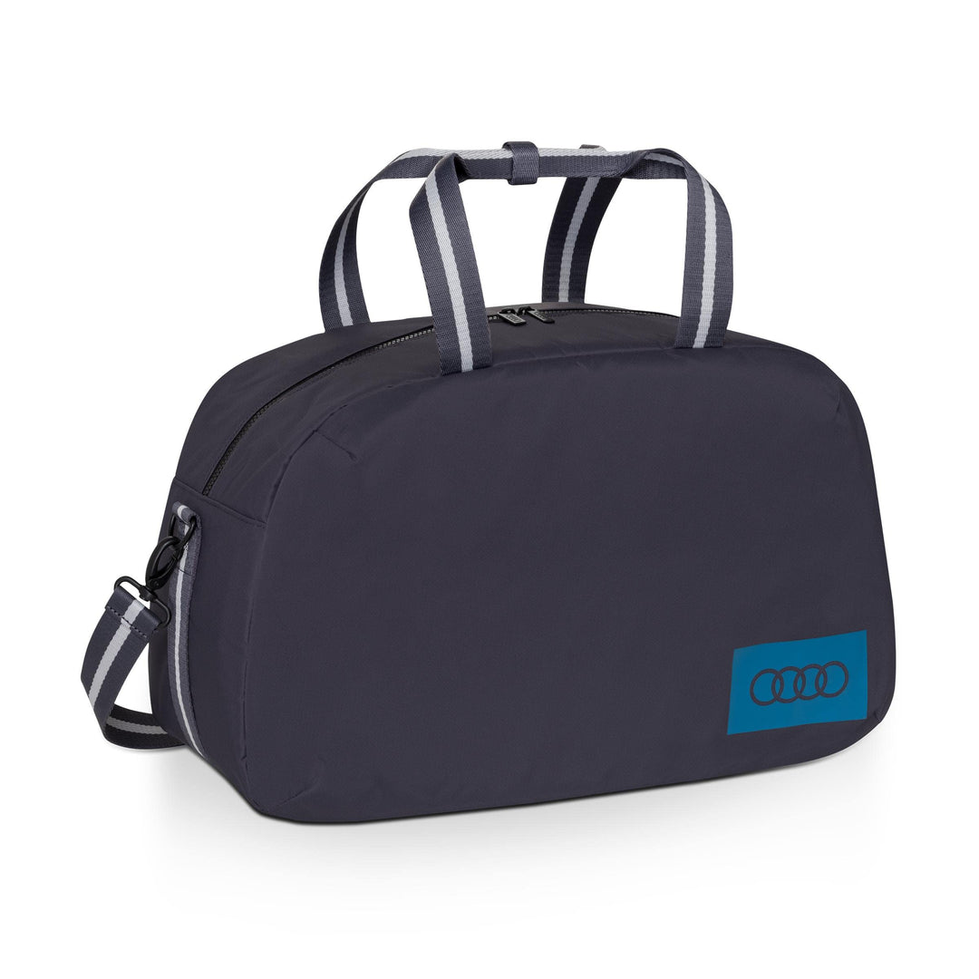 Audi 3152300100 Freizeittasche Tasche Weekender Tragetasche Leasure Bag, mit Audi Ringe Logo, grau