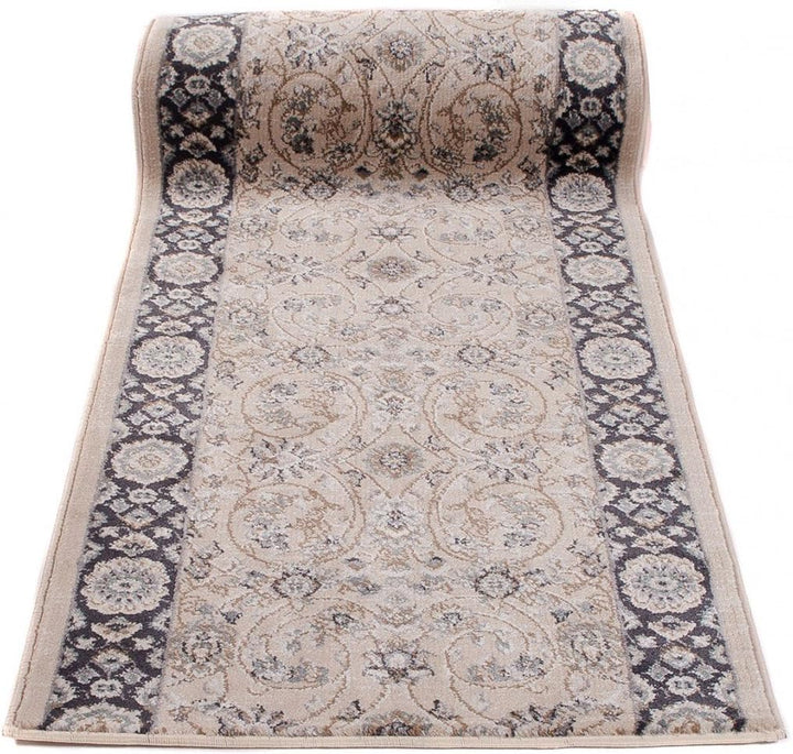 Carpeto Rugs Blumen Teppich Läufer Flur - Orientalisch Teppichläufer - Kurzflor, Weich - Flurläufer