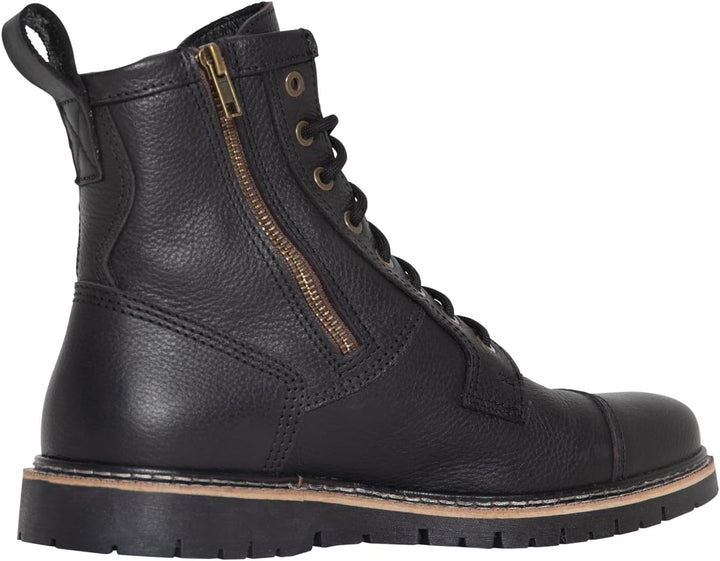 Stiefel John Doe Rover Black Lederstiefel XTM Motorradstiefel Motorradschuhe, 39 EU, 39 EU