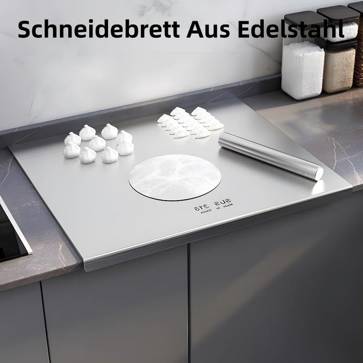 Schneidebrett 316 Edelstahl,Edelstahl Arbeitsplatte aus Verschiedene Grössen,Cutting Board,Schneideb