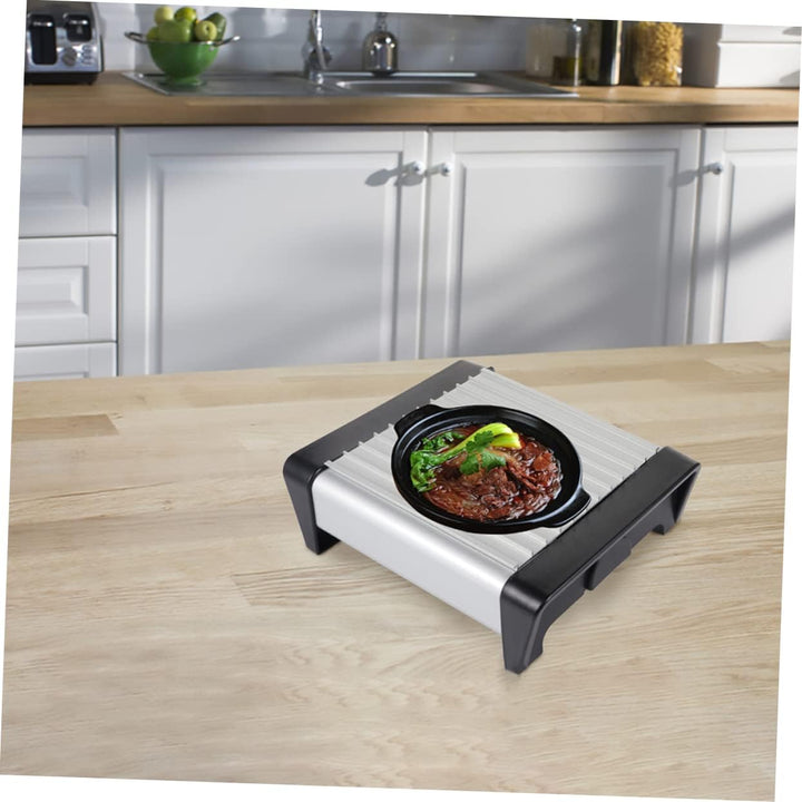 Cabilock Wärmespeicherplatte Speisenwärmer Buffet Warmhaltebehälter Elektrischer Tellerwärmer Buffet