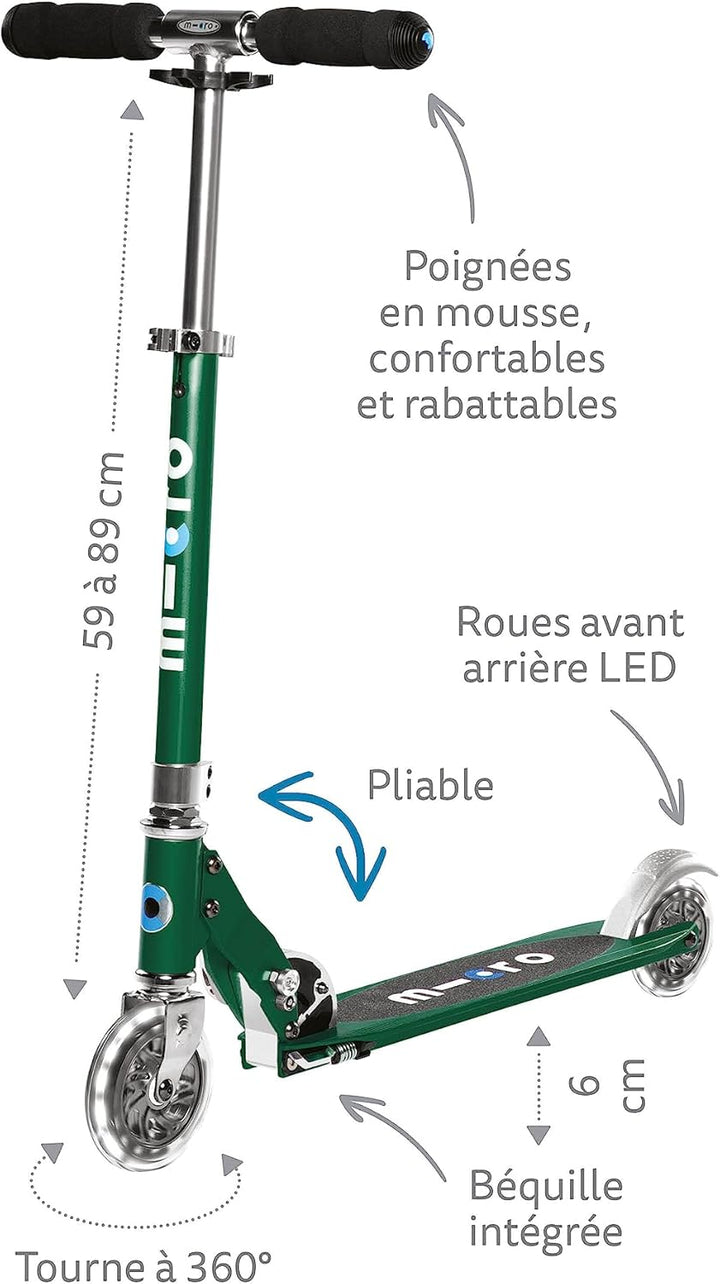 Micro Mobility Scooter Sprite LED saph.Blue SA0231
