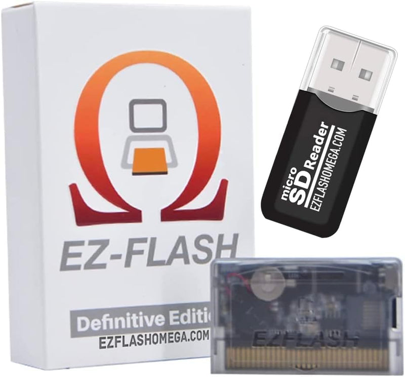 micompuTer EZ Flash Omega Definitive Edition EZ Flash Omega DE Spielkarte EZFlash für GBA GBA SP DS