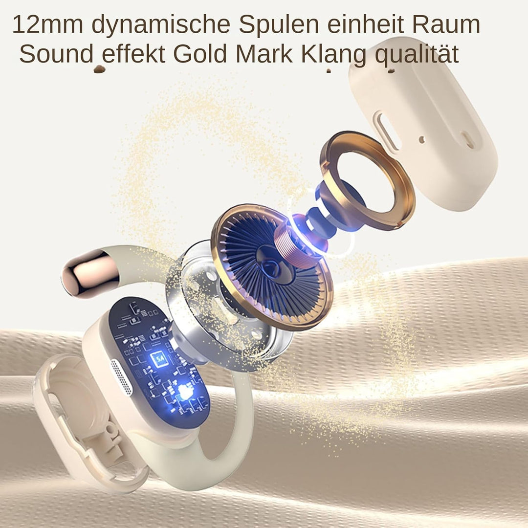 Generisch Over Ear Ohrhörer - Drahtlose Open-Ear-Kopfhörer - Elektronik für Frauen Schwimmen Sport L