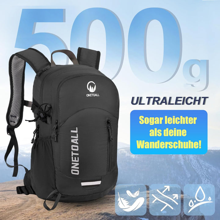 Wanderrucksack Damen, Diebstahlsicherer Tagesrucksack Damen, Wasserdichter Fahrrad Rucksack mit Rück