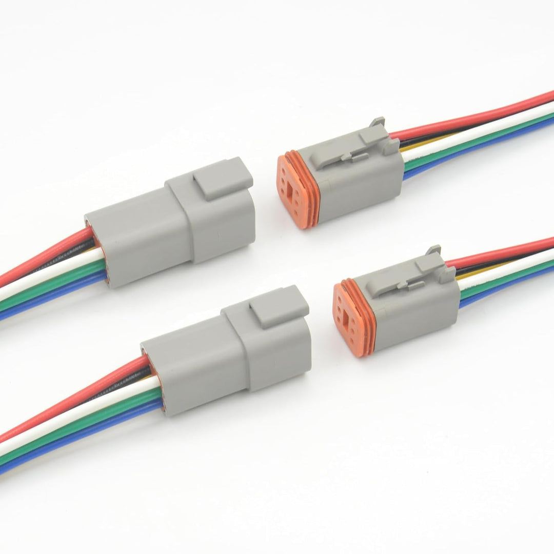 DT Stecker Connectors,Deutscher Stecker KFZ 6 Polig,Steckverbinder Wasserdichter,DT Serie Kabelsteck