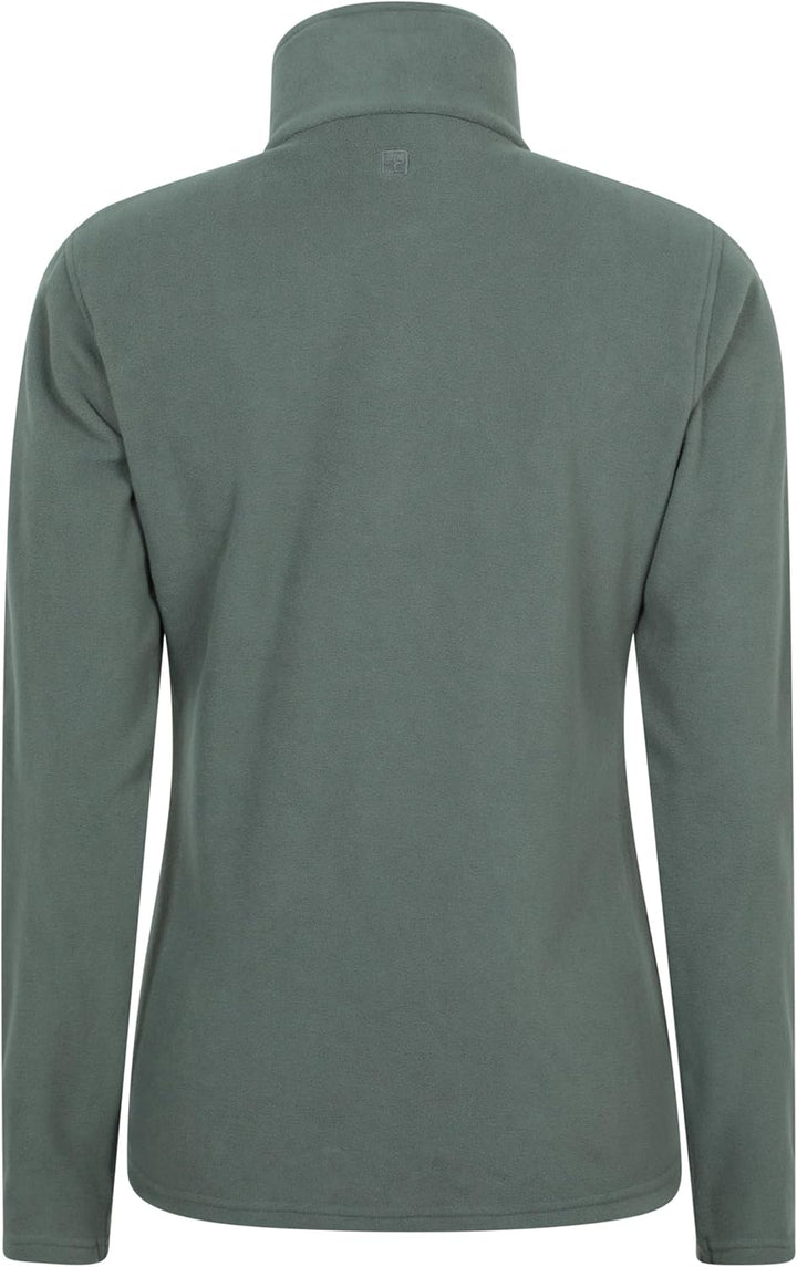 Mountain Warehouse Camber Womens Fleece - Lightweight Ladies Casual Sweater Top, Breathable, Zip Nec