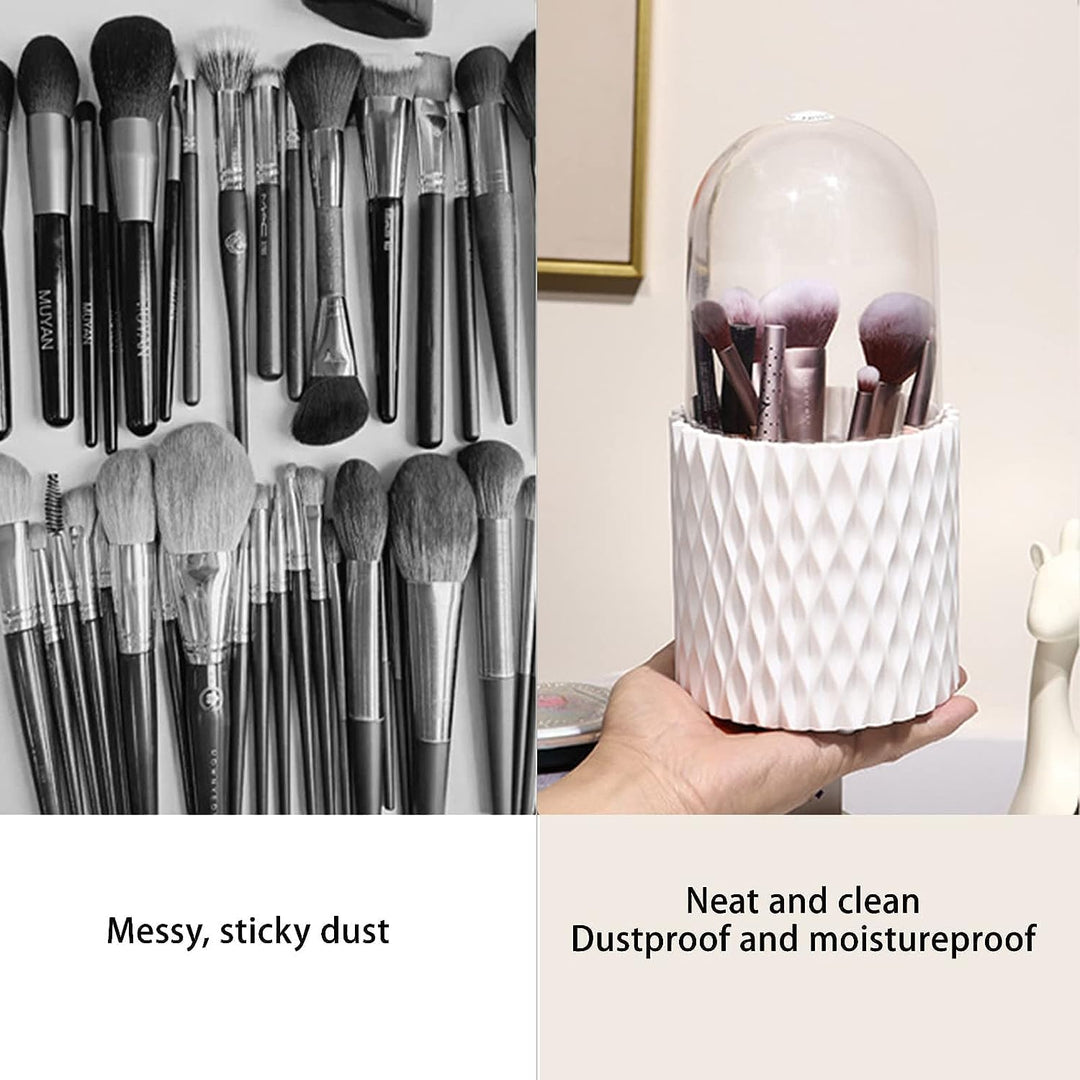 2 Stück Kosmetik Make Up Organizer, 360 Drehender Kosmetischer Pinsel Organizer Pinselhalter Pinsel