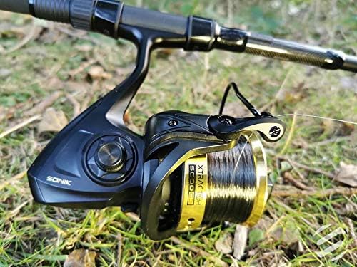 Sonik XTRACTOR 5000 GS - Big Pit Karpfenrolle mit Quick Drag Frontbremse - Angelrolle für Karpfenang