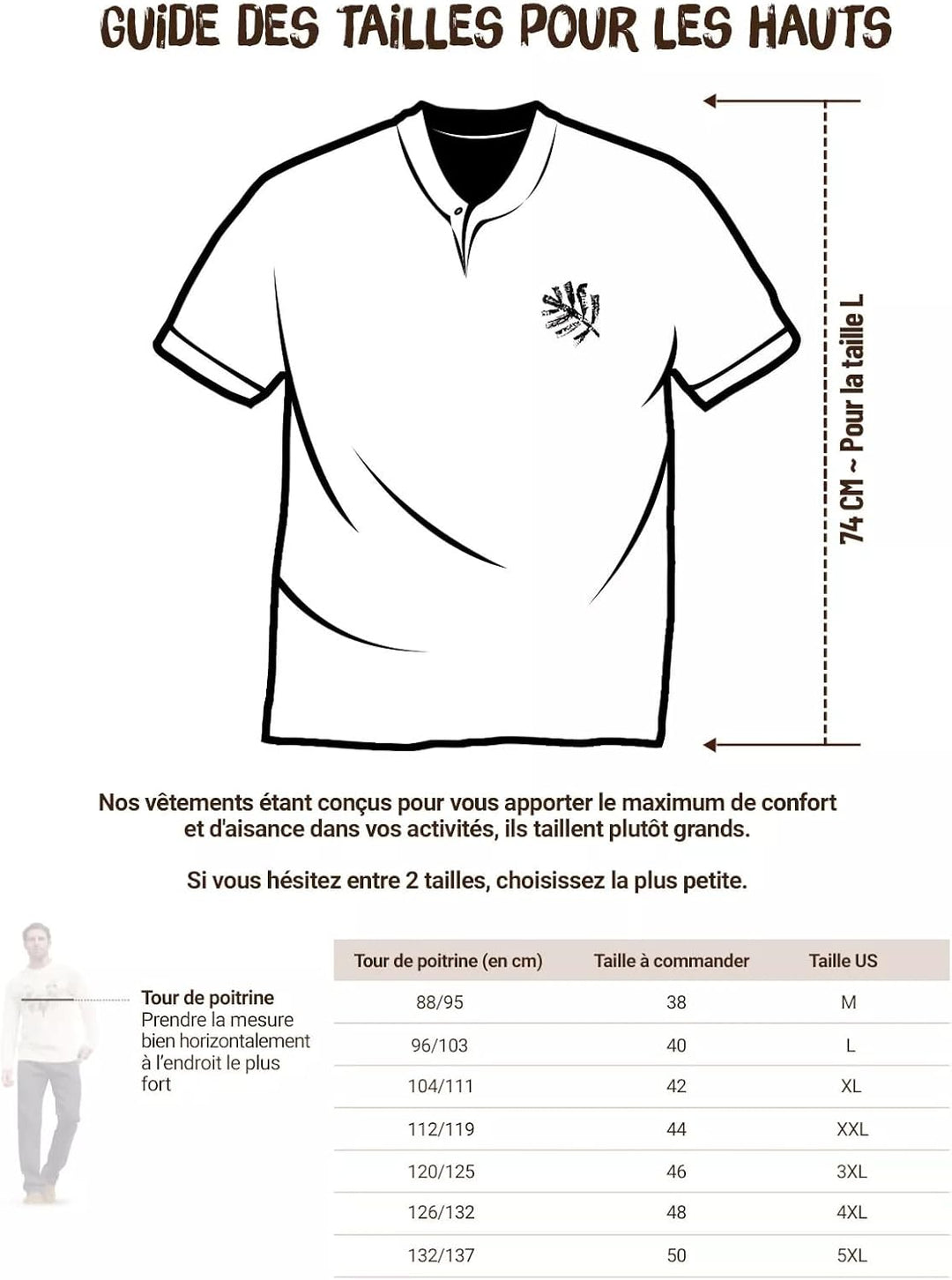 ATLAS FOR MEN - Kariertes Hemd aus Flanell - Langärmelig - Verfügbar in grossen Grössen von M bis 5X