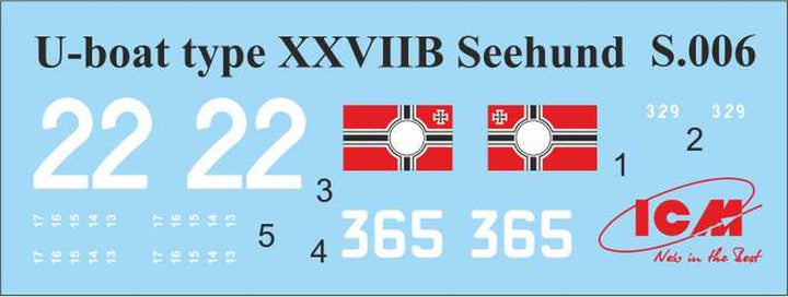 ICM S.006 - U-Boat Type XXVIIB Seehund Early