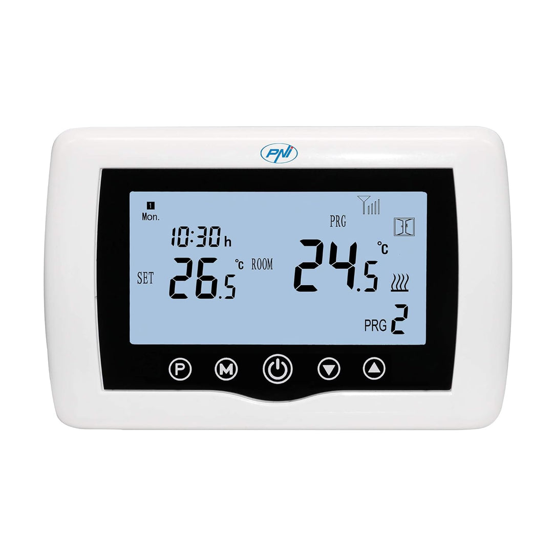 Smart Thermostat PNI CT36 drahtlos, mit WiFi, Internetsteuerung, für Wärmekraftwerke, APP TuyaSmart