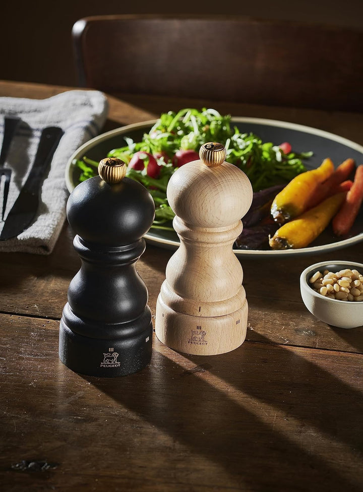 Peugeot Paris Manuelle Pfeffermühle, Mahlgradeinstellung u'Select, Höhe: 12 cm, Holz, Braun, 23447 P