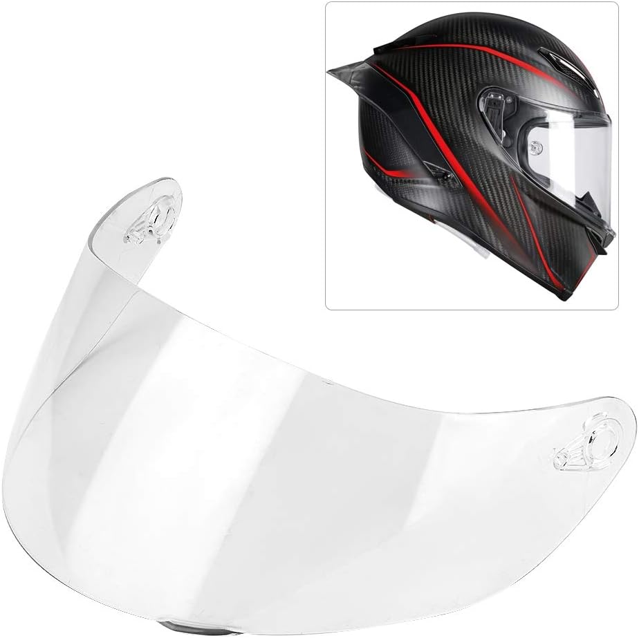 1 * Helmlinsenvisier,Helmlinsenvisier, Motorrad Windschutz Helmlinsenvisier Vollgesichtsanpassung fü