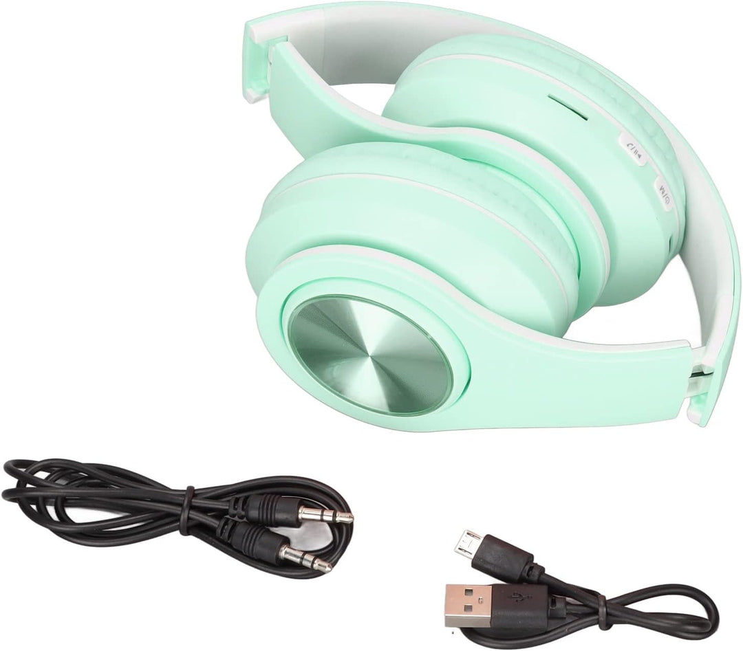 ASHATA Kopfhörer mit Aktiver Geräuschunterdrückung, Bluetooth 5.0, Faltbarer Kabelloser Over Ear Kop