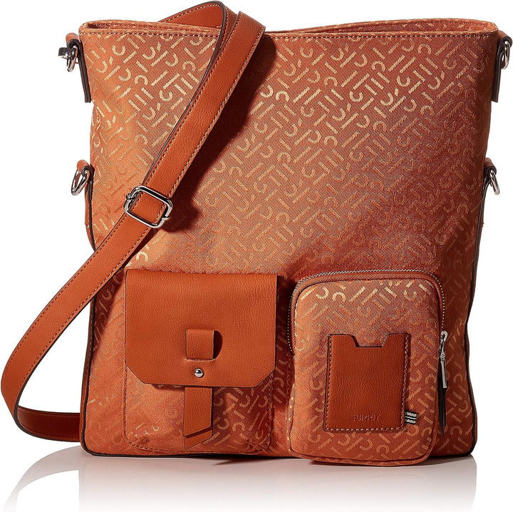 ESPRIT Damen 030EA1O303 Umhängetasche, 815/BURNT ORANGE