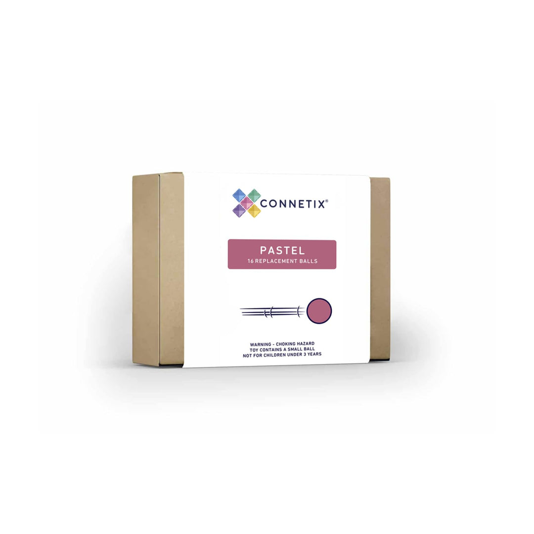 CONNETIX Magnetbausteine Pastell Kugelpack, 16 Stück