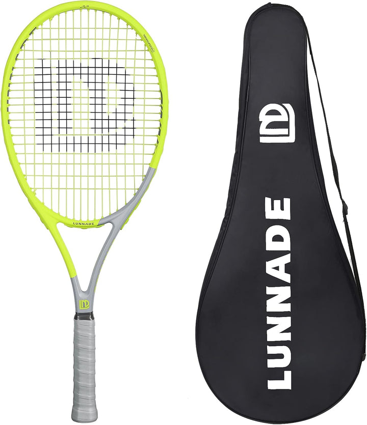 LUNNADE Tennisschläger für Erwachsene, 27 Zoll Leicht Tennisschläger mit Hülle, Geeignet für Damen H