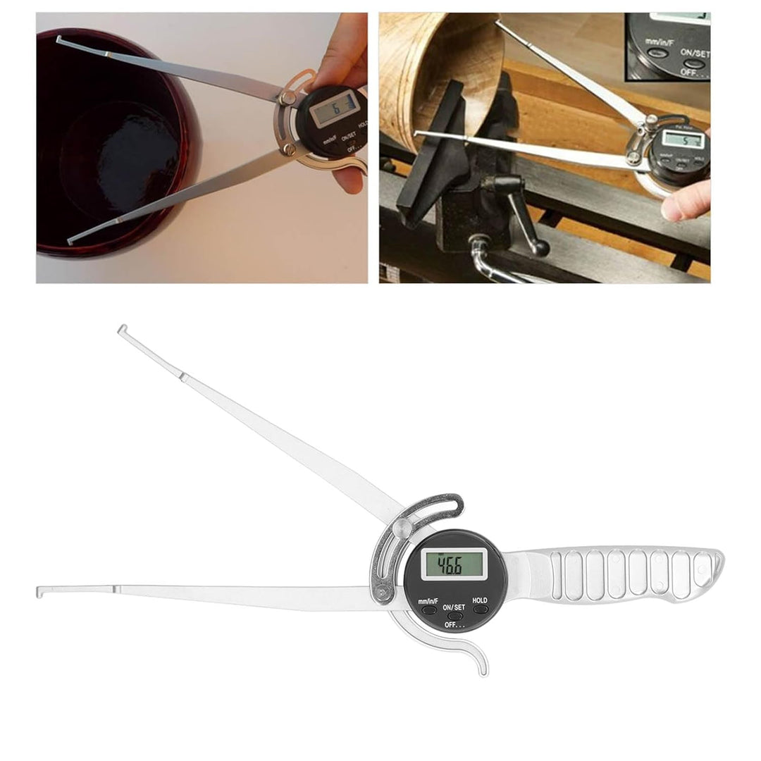 Digitaler Innenmessschieber, 12,7 Bis 216 Mm, Hochgenauer Innenmessschieber, Grosses LCD-Digitaldisp
