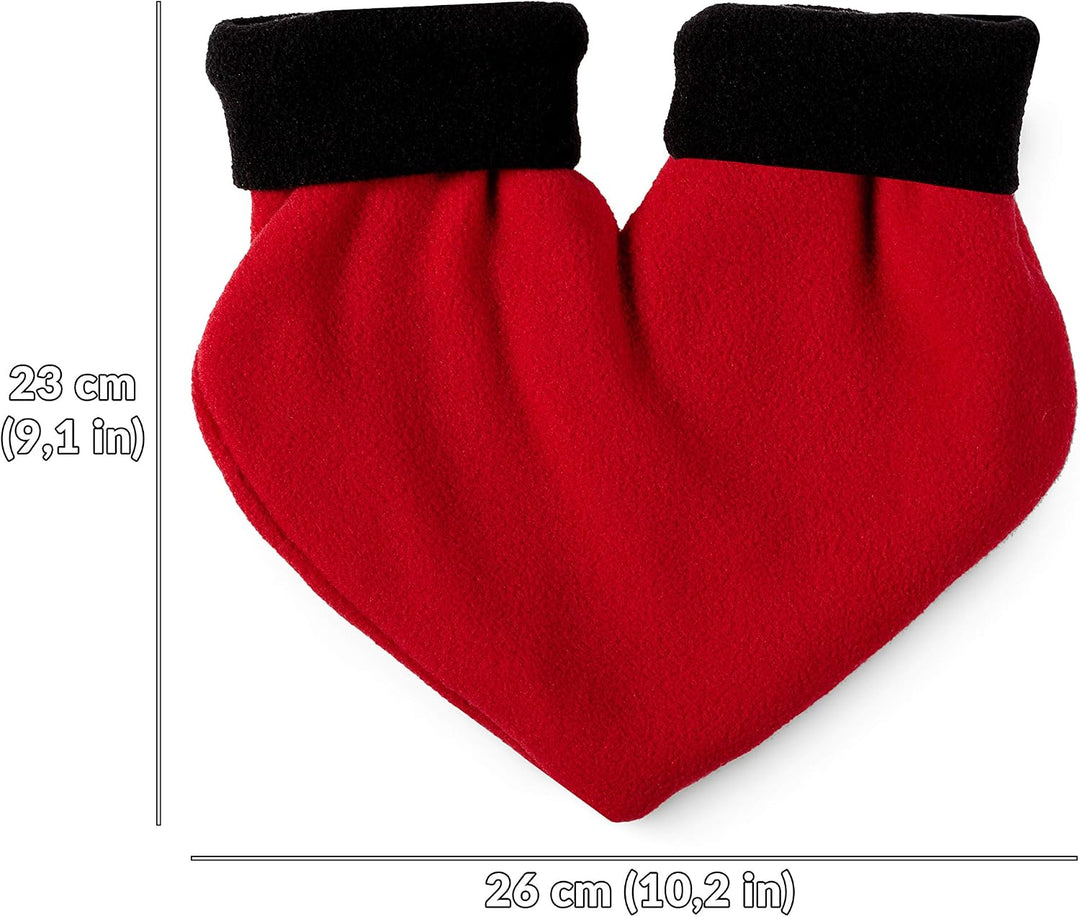 Froster Handschuhe für Verliebte - Rot Herz, Geschenk für Paare, Partnerhandschuhe, Doppelhandschuh,
