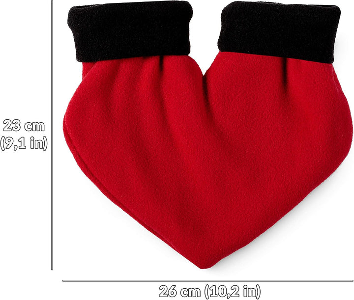 Froster Handschuhe für Verliebte - Rot Herz, Geschenk für Paare, Partnerhandschuhe, Doppelhandschuh,
