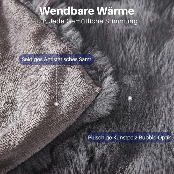 Kuscheldecke Kaninchen Plüsch Decke Super Soft Wohndecke Dick 1000 G/M² Flanell Decke Couchdecke War