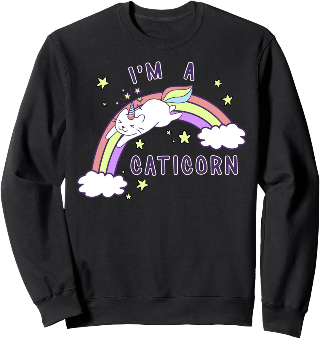 I'm A Caticorn Rainbow Jump Sweatshirt